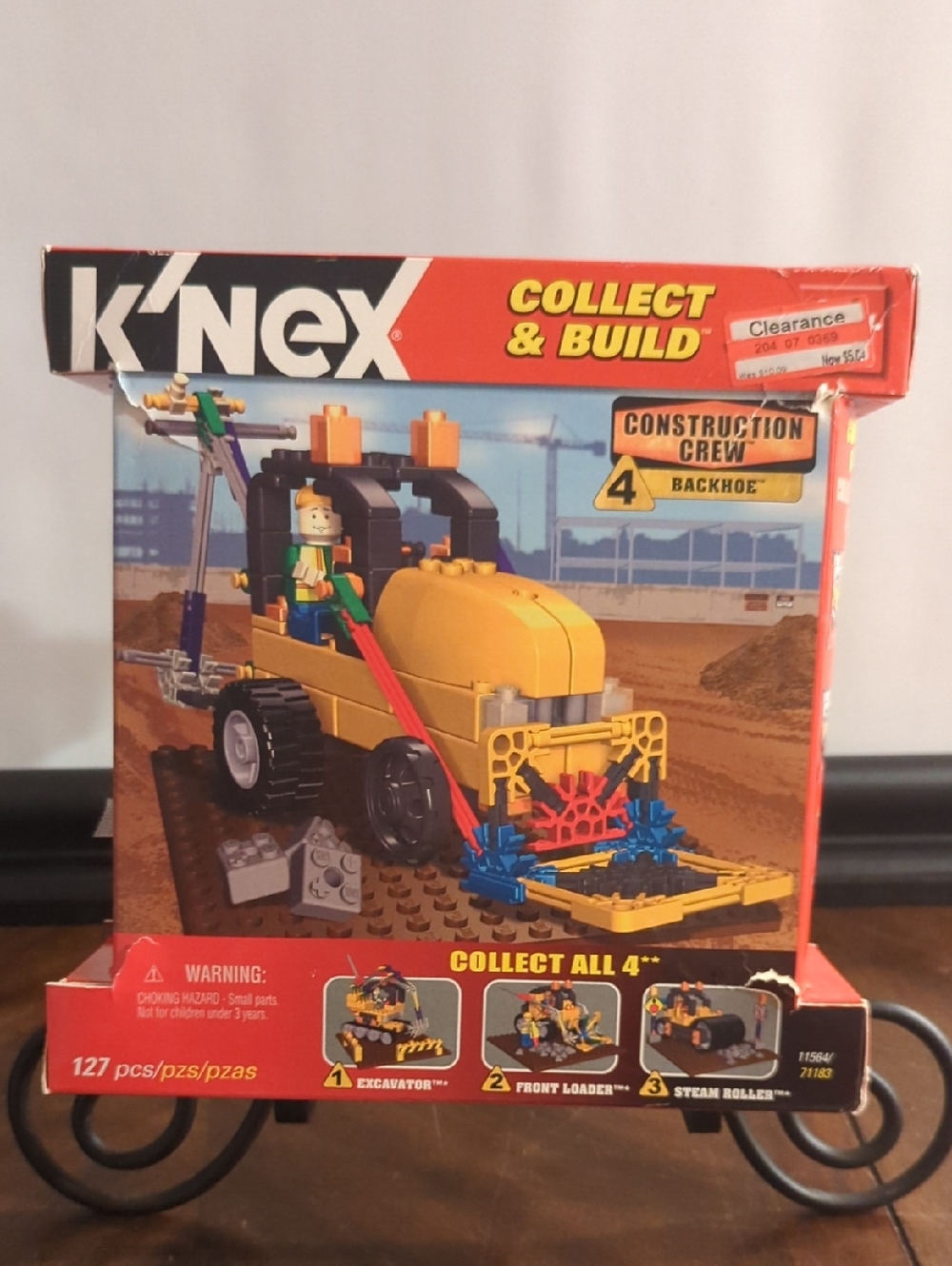 K'Nex Construction Crew Backhoe Set #11564